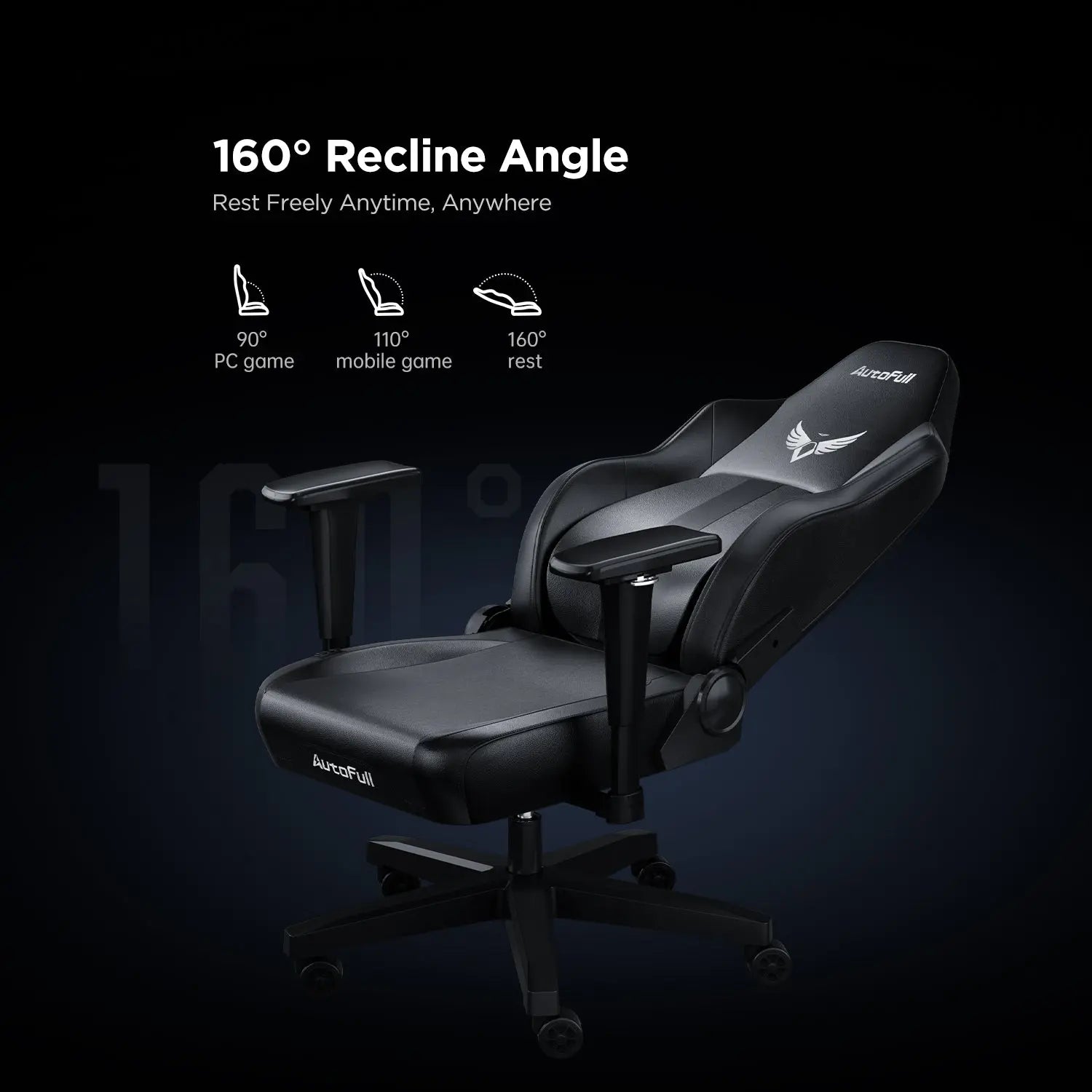 AutoFull M6 Basic Gaming Chair with Dynamic Lumbar Support AutoFull