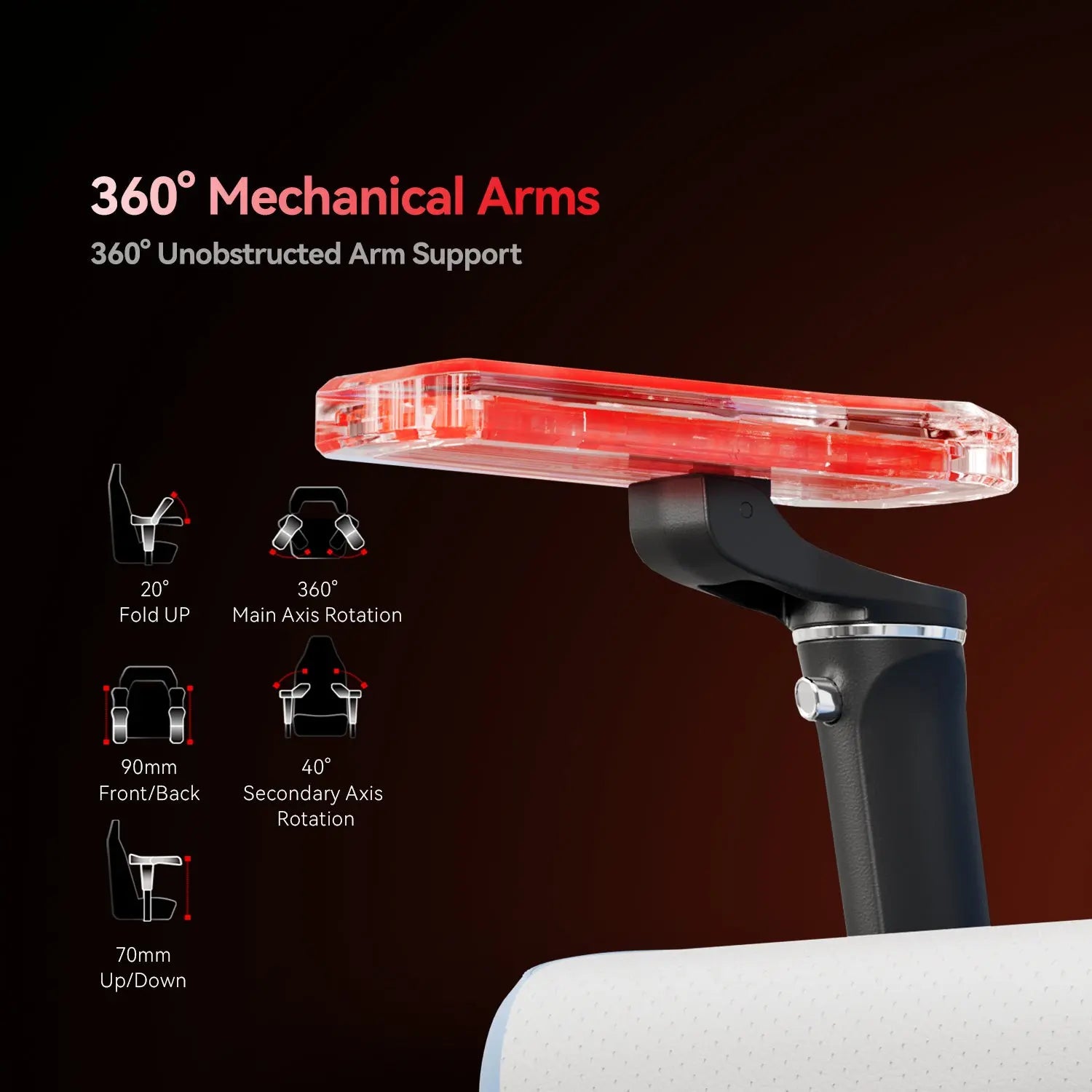 AutoFull M6 Ultra Black Gaming Chair with Massage