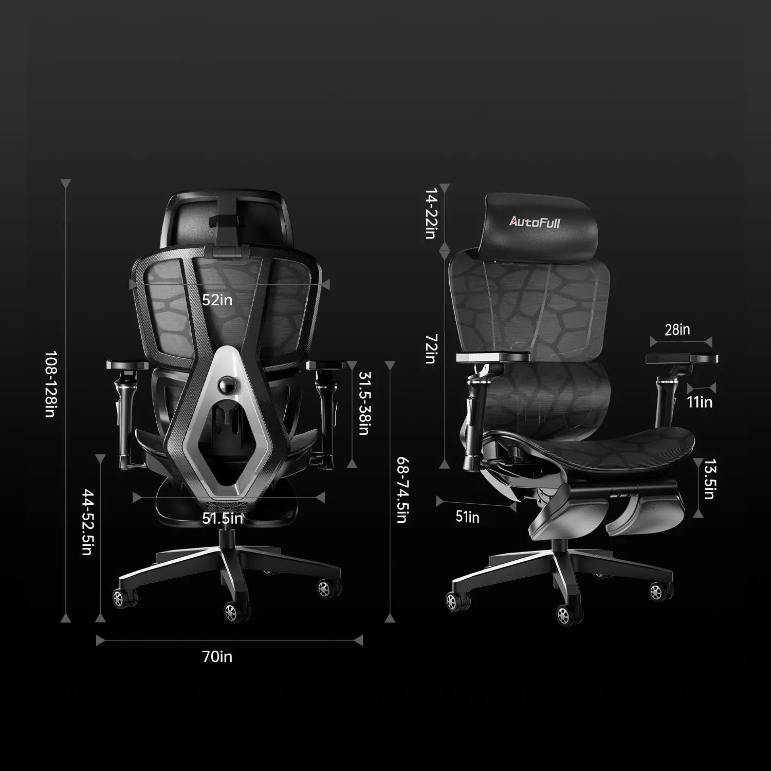 AutoFull G5 Ergonomic Gaming Chair AutoFull