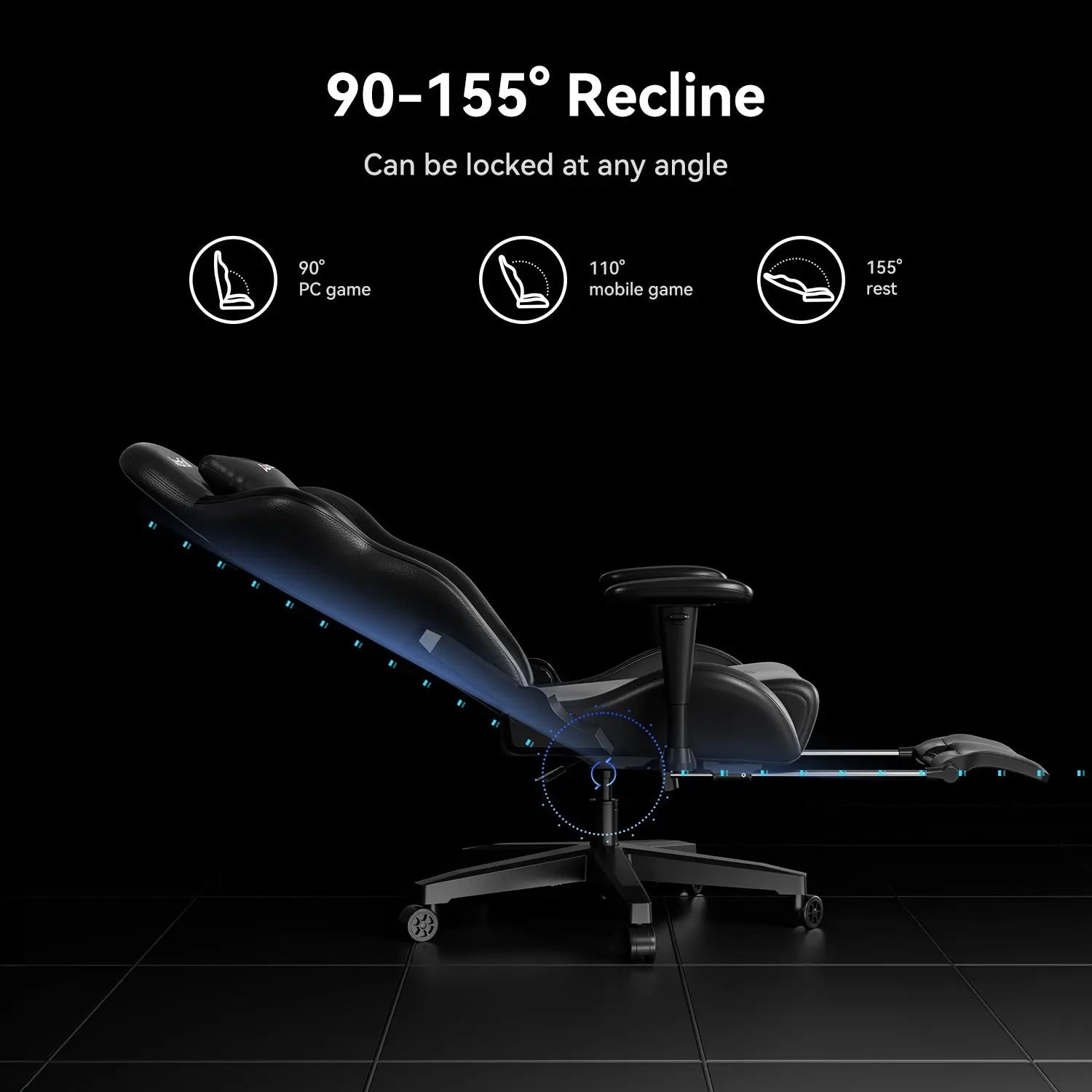 AutoFull C3 Gaming Chair with Ergonomic Lumbar Pillow AutoFull US