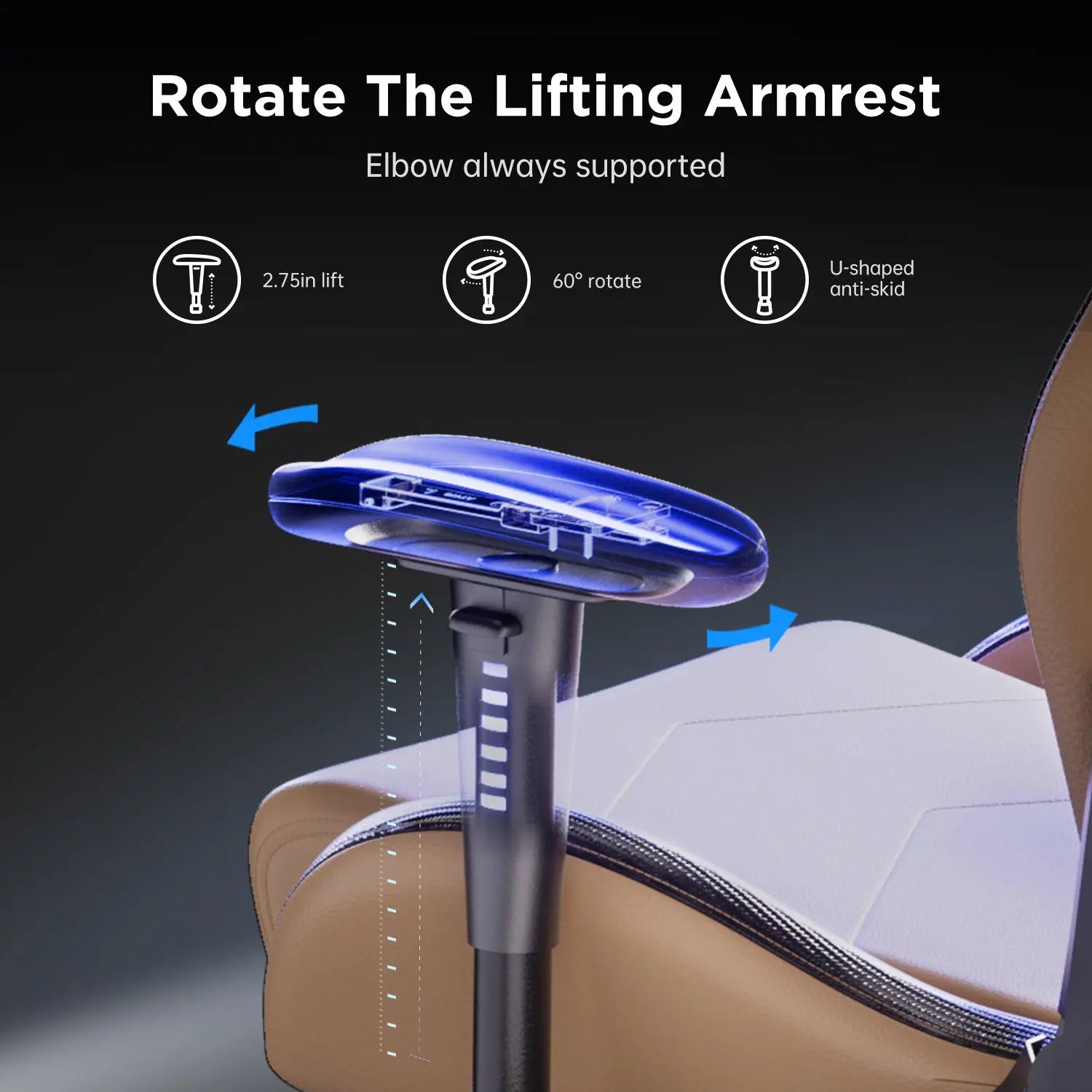 AutoFull C3 Gaming Chair with Ergonomic Lumbar Pillow AutoFull US