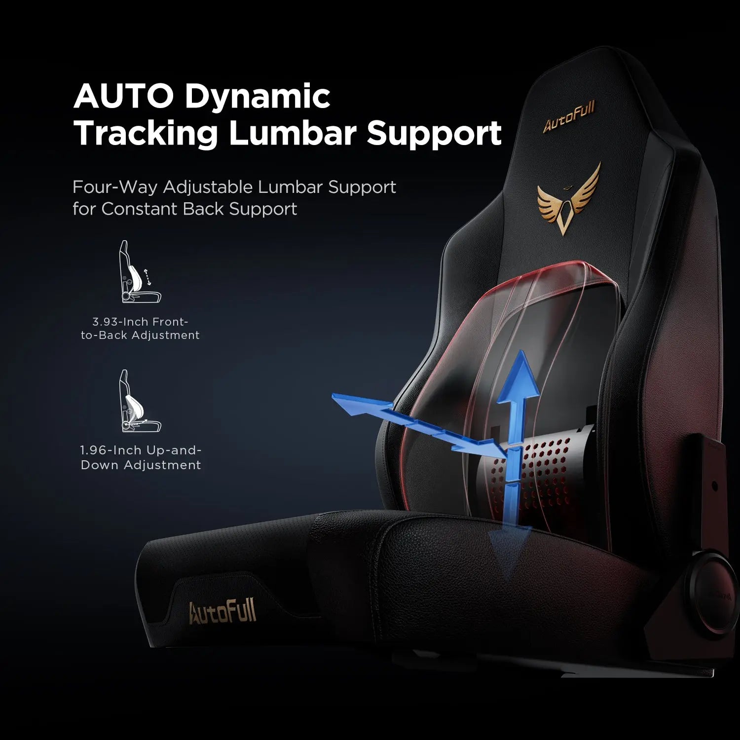 AutoFull M6 Elite Gaming Chair with 6D Armrests AutoFull