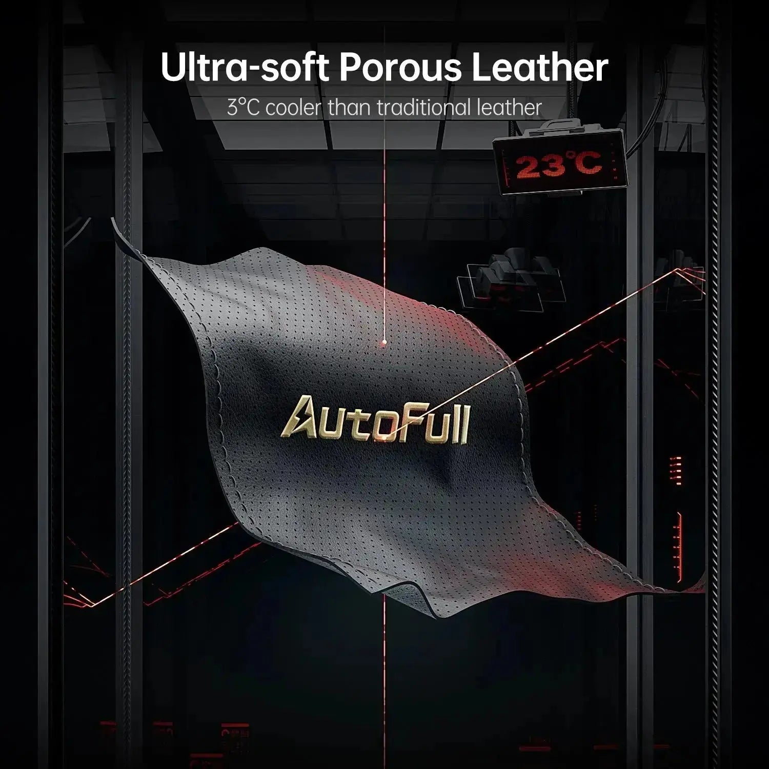 AutoFull M6 Pro Gaming Chair with Ventilation and Heating Cushion AutoFull