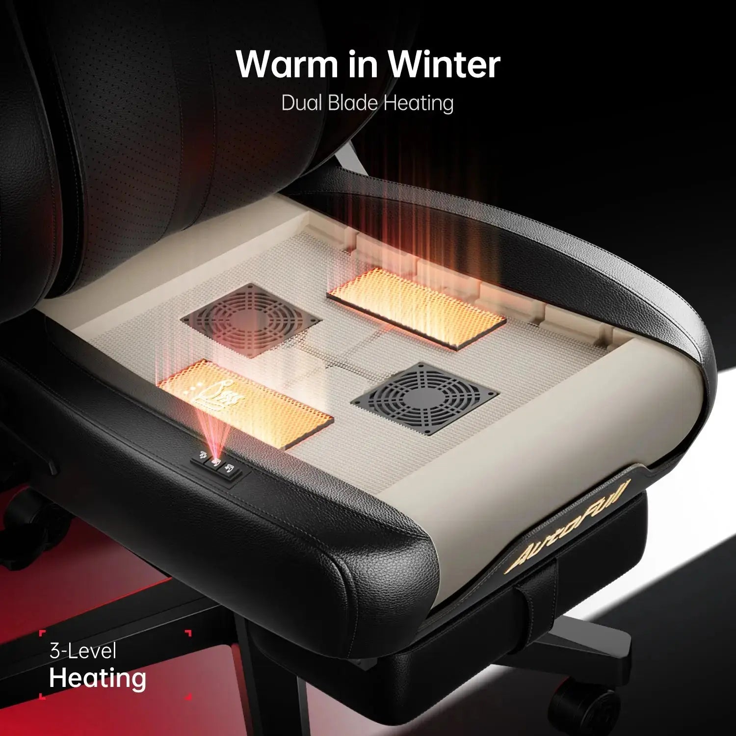 AutoFull M6 Pro Gaming Chair with Ventilation and Heating Cushion AutoFull