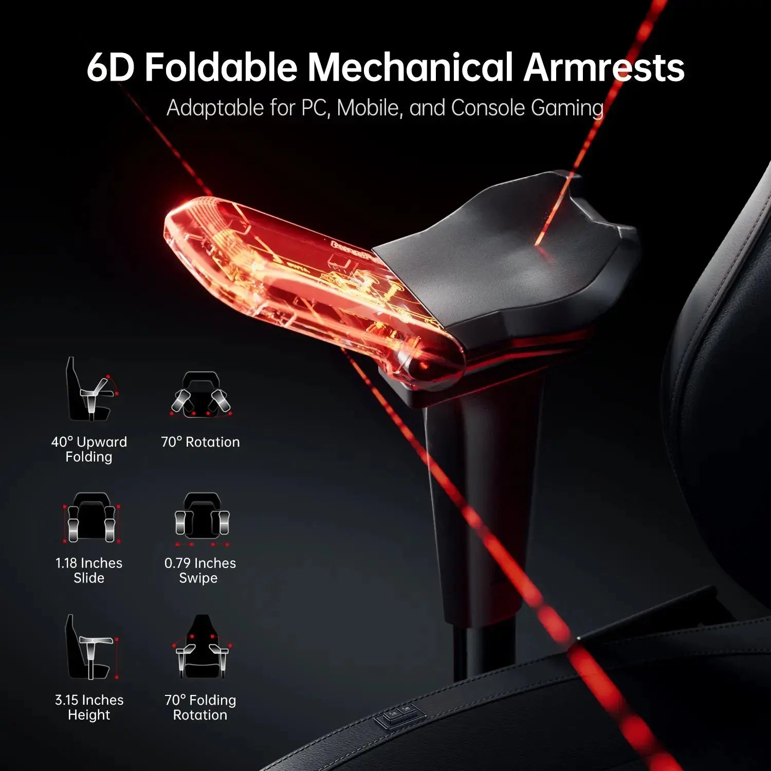 AutoFull M6 Elite Gaming Chair with 6D Armrests AutoFull