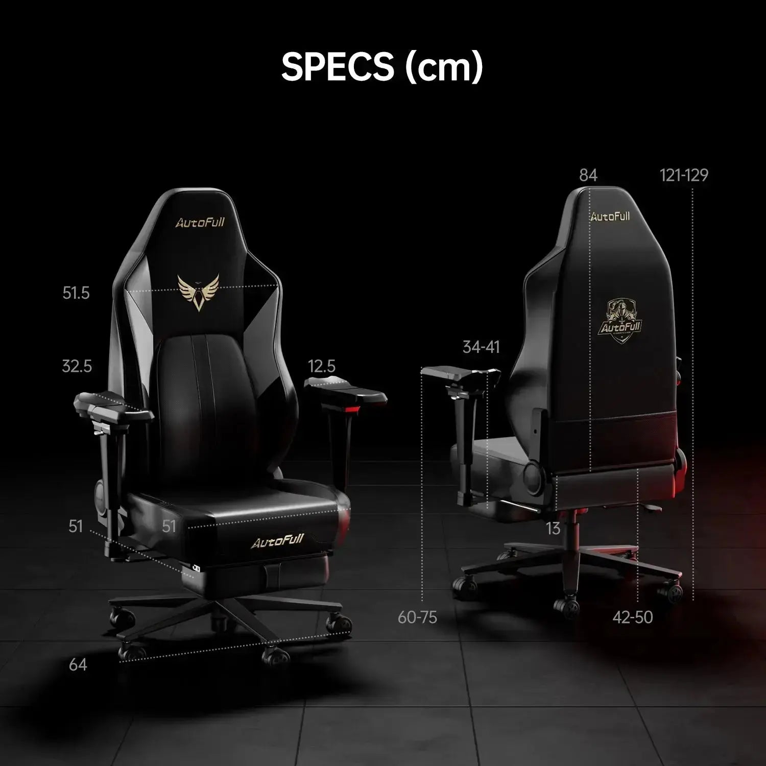 AutoFull M6 Pro Gaming Chair with Ventilation and Heating Cushion AutoFull
